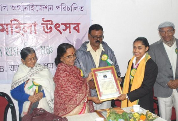 Gymnast Dipa Karmakar felicitated